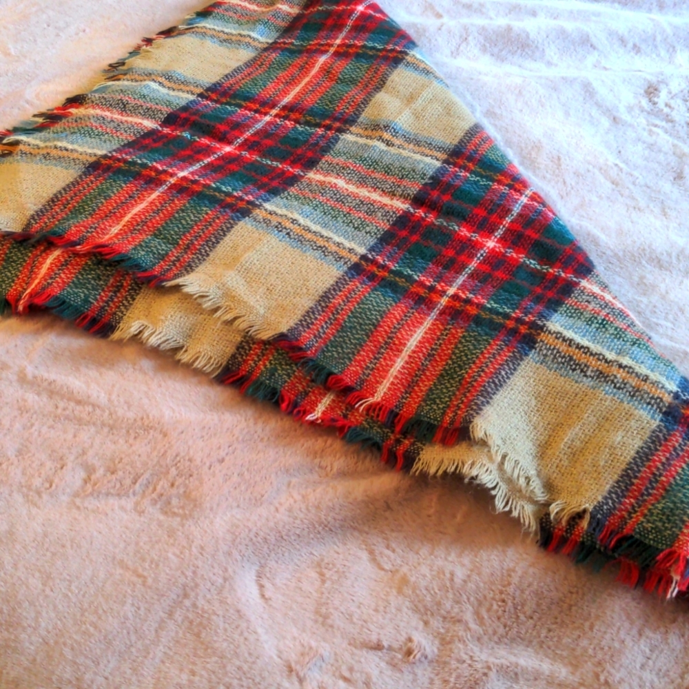 ModCloth Plaid Blanket Scarf